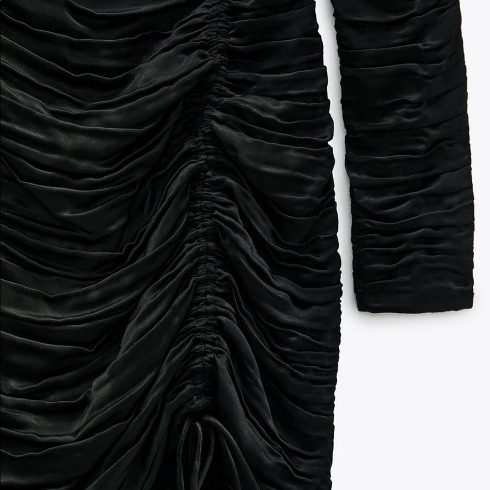 ZARA Limited Edition Satin Dress Size XS - Picture 3 of 4
